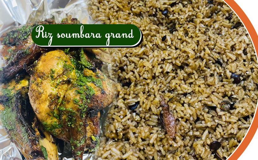 Riz Soumbara +  Lapin fumé Braisé